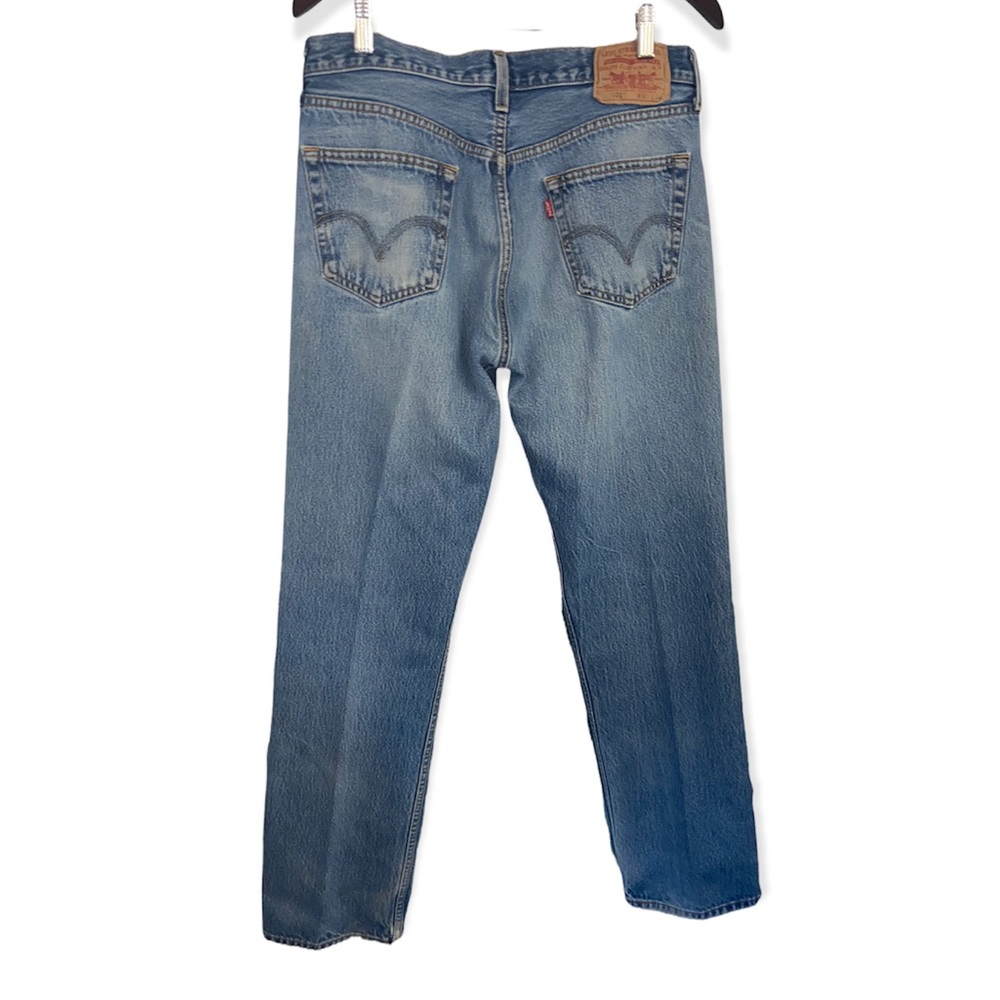 Vintage 501 Levi’s Medium Wash Straight Leg Jeans - Picture 10 of 13